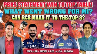 PBKS Statement Win to Top Table! | What went Wrong for MI? | Can RCB Make it to the Top 2?