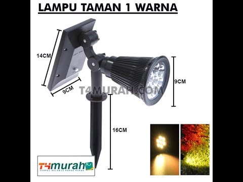 Lampu taman tanpa kabel.. 