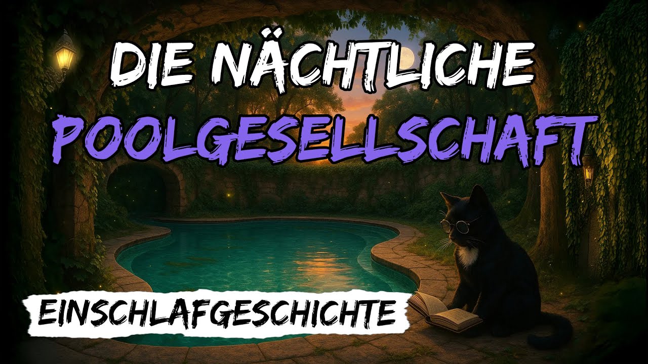 Die nächtliche PoolgesellschaftㅣGeschichte zum einschlafenㅣManche Nächte tragen Geheimnisse in sich