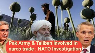 Pak Army & Taliban involved in Narco Trade:NATO REPORT #pakistan #taliban #pakarmy #PakTaliban #isi