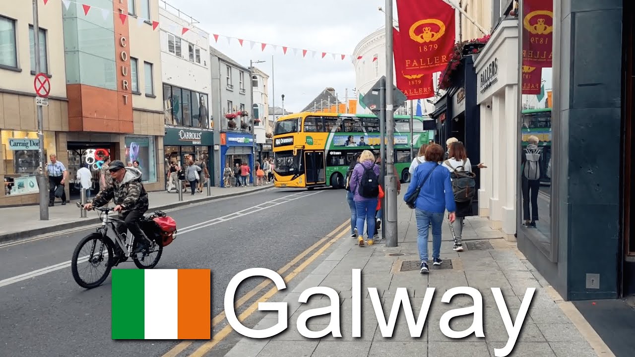 GALWAY City Walking (🇮🇪 Ireland) YouTube
