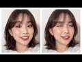 반응 역대급! 딱 5분 걸리는 복숭아 메이크업🍑Peach makeup | 씨큐 CQ