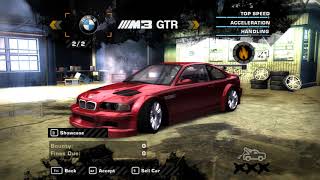 NFS Most Wanted - Skip DDay + Skip Career Intro = Get a red M3 GTR E46 in Career Mode! screenshot 3