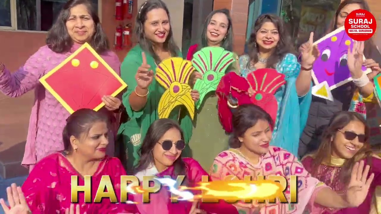 Happy Lohri from Suraj School, Sector-56, Gurugram!