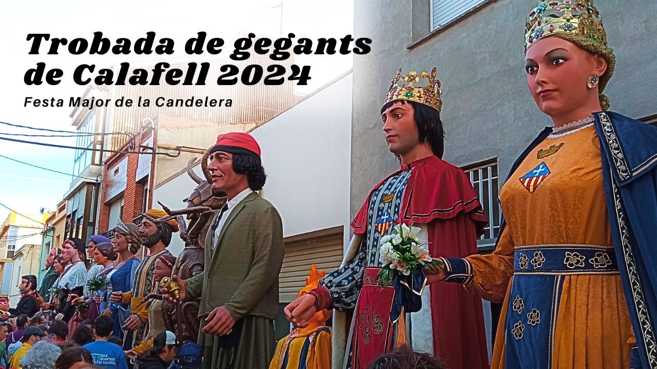 Trobada de gegants de Calafell - Festa Major de la Candelera (3/2/2024)