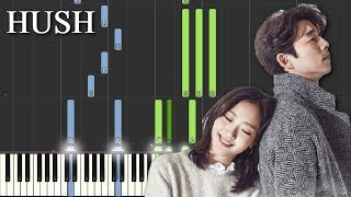 [Goblin 도깨비 OST Part 3] Lasse Lindh - Hush (Piano Tutorial) [Synthesia]