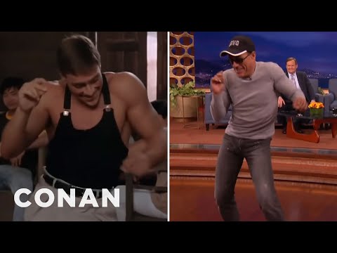 Jean-Claude Van Damme Recreates His “Kickboxer” Dance Scene | CONAN on TBS