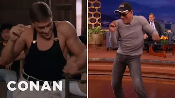 Jean-Claude Van Damme Recreates His “Kickboxer” Dance Scene | CONAN on TBS