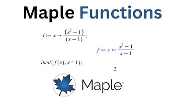 How to Use Functions in Maple