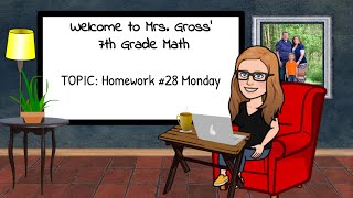 Math Homework 28 - Monday (Statistics)