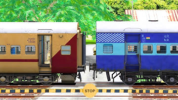 ICF UTKRISHT COUPLING ICF BLUE COACH | BUMPY RAILROAD | Train Simulator | Railworks | NTG GAMING