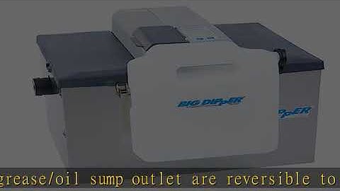 Thermaco Big Dipper W-250-IS Automatic Commercial Grease Trap Removal Device for Restaurant Dishwas