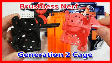 ⚡️ Nerf Stryfe (Ultrastryfe)Mod Brushless Generation 2 Cage And wheels