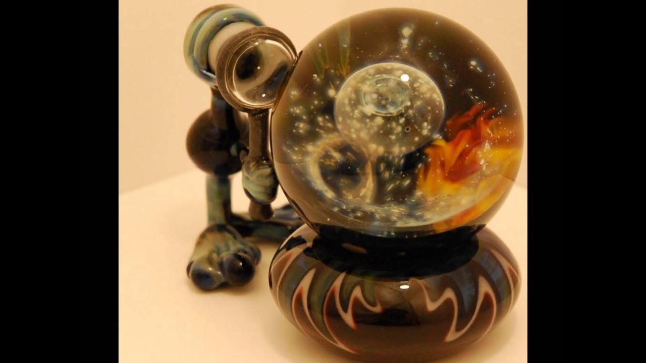 Alien Inspector Marbles By Contemporary Lampwork Glass Artist Gremlin