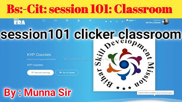 Bs:-Cit:session 101 #session 51 Classroom clicker | cit clicker 101| Classroom clicker 101 cit| 101