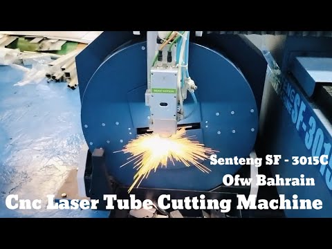 Cnc Laser Tube Cutting Machine l Senteng SF - 3015C l Awal Refrigeration and Air-conditioning 