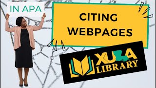 Citing Webpages in APA