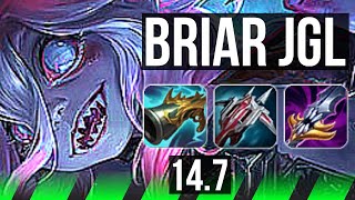 BRIAR vs VI (JGL) | 57k DMG, 66% winrate, 6 solo kills, Godlike | TR Diamond | 14.7