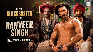 Top 3 Ranveer Singh Dance Hits - 8K/4K Video | Malhari, Tattad Tattad, Ang Laga De | Bollywood Dance