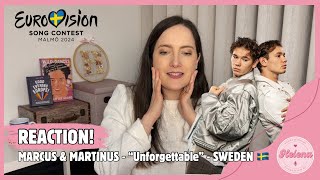 Marcus & Martinus “Unforgettable” (REACTION) | Sweden 🇸🇪 #eurovision2024  #esc2024