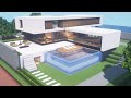 【Minecraft】 Modern House Tutorialㅣ Modern City #13