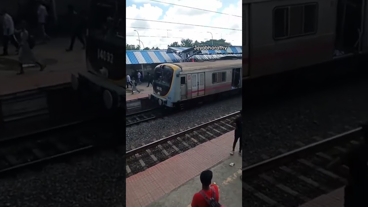 Unexpected Local Suburban EMU Train 🚉 Departure 🚦 In Chennai 