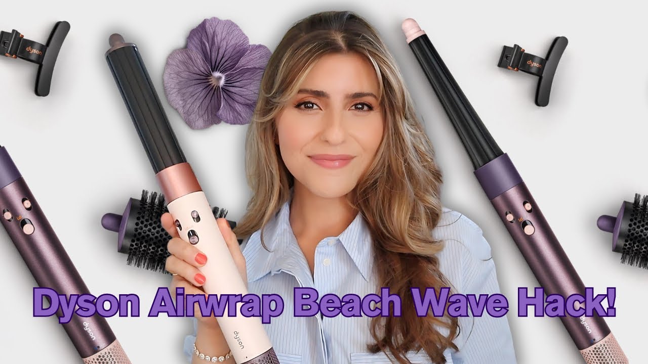 NEW Dyson Airwrap i.d. Curl! How To Use for Effortless Beach Curls