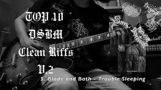 TOP 10 DSBM Clean Guitar Riffs (#2)