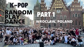 폴란드 브로츠와프, 케이팝 랜덤 플레이 댄스 파트1 | K-POP Random Play Dance in Wroclaw, Poland Part 1