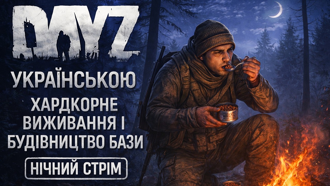 ТРИ ЖИТТЯ - ТРИ ФІНАЛИ⚡Хардкорне Виживання DayZ | Нічний стрім - УКРАЇНСЬКОЮ
