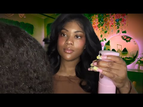 Southern Hairstylist Checks You for Lice & Spills Salon Gossip (ASMR + Rain Sounds)