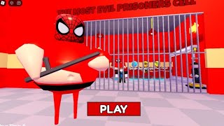 SPIDERMAN BARRYS PRISON RUN! ( Obby ) #roblox #scaryobby #obby #pomni