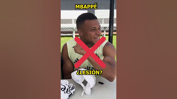 ¿Mbappé lesionado?#footballshorts #realmadrid #mbappe