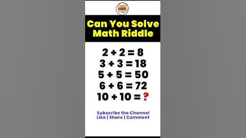 Math | Math Riddle | Math Quiz | IQ #shorts #maths #mathriddles #quiz #yt #paheli #mathquiz #games