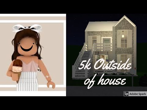 5K Tiny Cozy 2 Floor Home ~outside~bloxburg