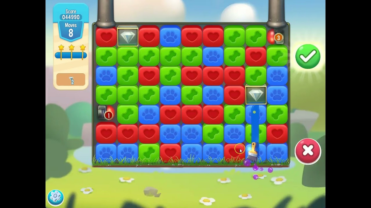 Pet Rescue Saga level 5281 no boosters | PuzzledCubes.site
