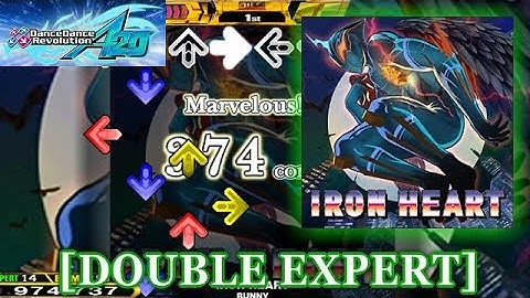 【DDR A20】 IRON HEART [DOUBLE EXPERT] 譜面確認＋クラップ