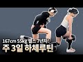 “언니 운동루틴 짜는거 어려워요” 7년 배운 운동으로 돌려막는 Tip! | 주 3일 하체루틴 까지