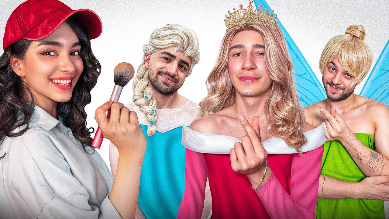 به شخصیت های پرنسسی تبدیل شدیم🎀😂