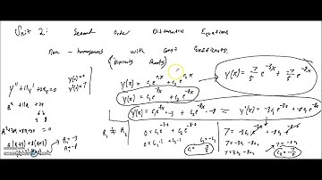 Distinct Roots. Homogenous Differential Equations with Constant Coefficients.