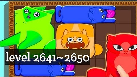 Puzzle Cats - level 2641~2650  Solve 