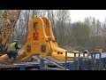The process of assembling and operating amazingly 2 giant cranes in the world | crawler crane