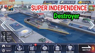 SUPER INDEPENDENCE Warship battle screenshot 4