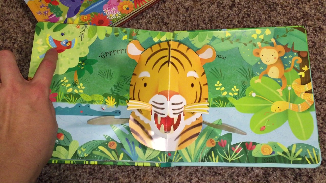 Usborne Pop-Ups: Jungle and Garden - YouTube