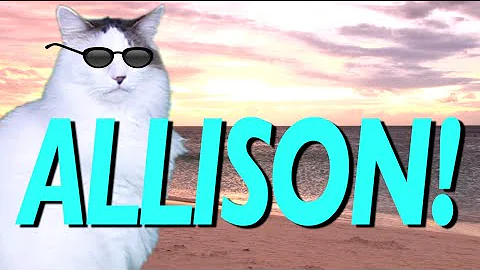 HAPPY BIRTHDAY ALLISON! - EPIC CAT Happy Birthday ...
