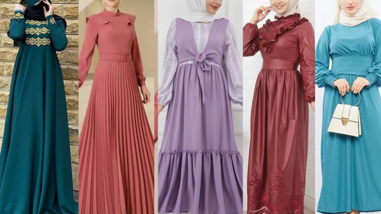Muslima ayollar liboslari/Мусульманская платья - YouTube