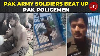 Watch: Viral Videos Of Pakistan Police Beaten Up By Pakistani Army Soldiers screenshot 5