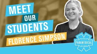 Meet APC Student - Florence Simpson. "Go for it. It will be the best experience of your life."