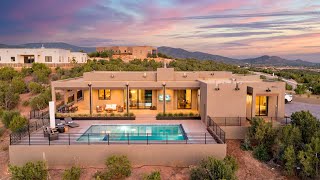 Sunset Over the High Desert | Inside a Modern Santa Fe Estate