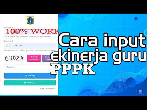 CARA ISI EKINERJA GURU PPPK DKI JAKARTA